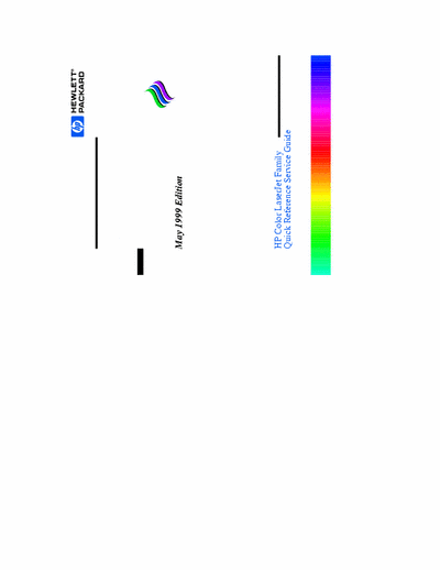 HP Color LaserJet Fam HP Color LaserJet Family
Quick Reference Service Guide